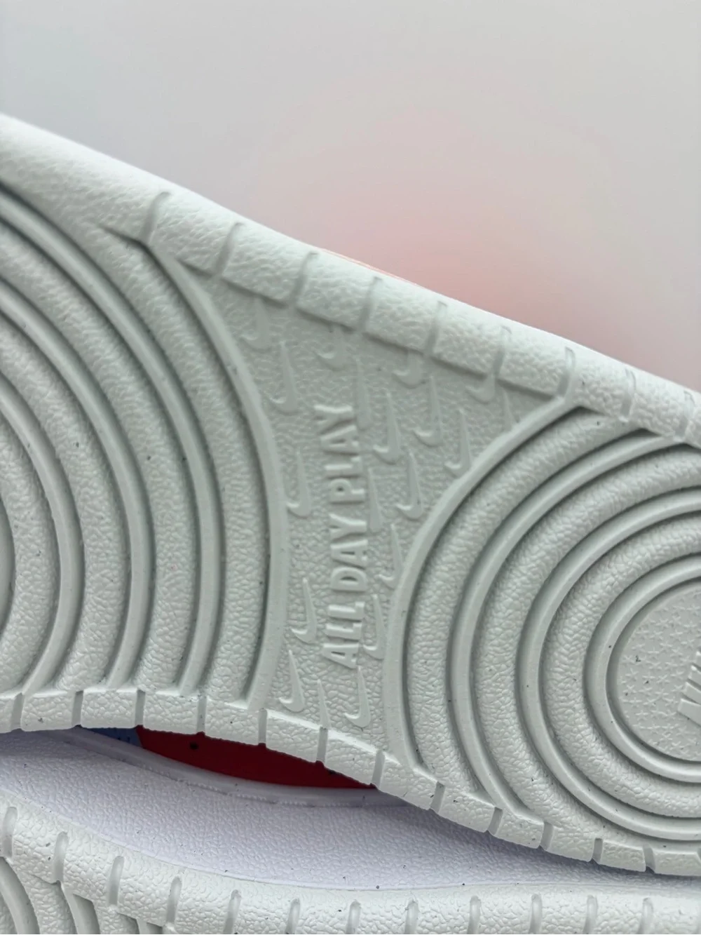 Nike Court Borough Low Recraft GS Top Sneakers in Red, Mint, Lavender & White 7Y